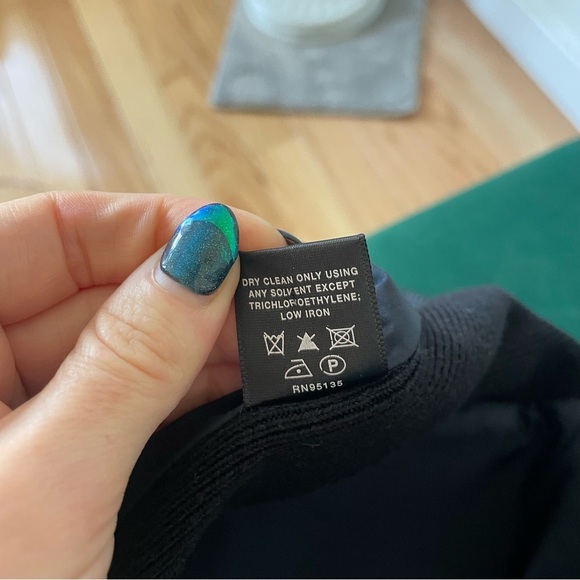 Lafayette Mixed Media Ribbed Side Full Zip Layered Mock Neck Zip Front Vest XS - Picture 9 of 11